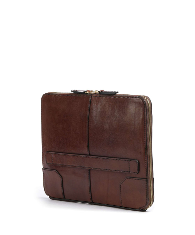 The Bridge Vespucci Laptop case marrone