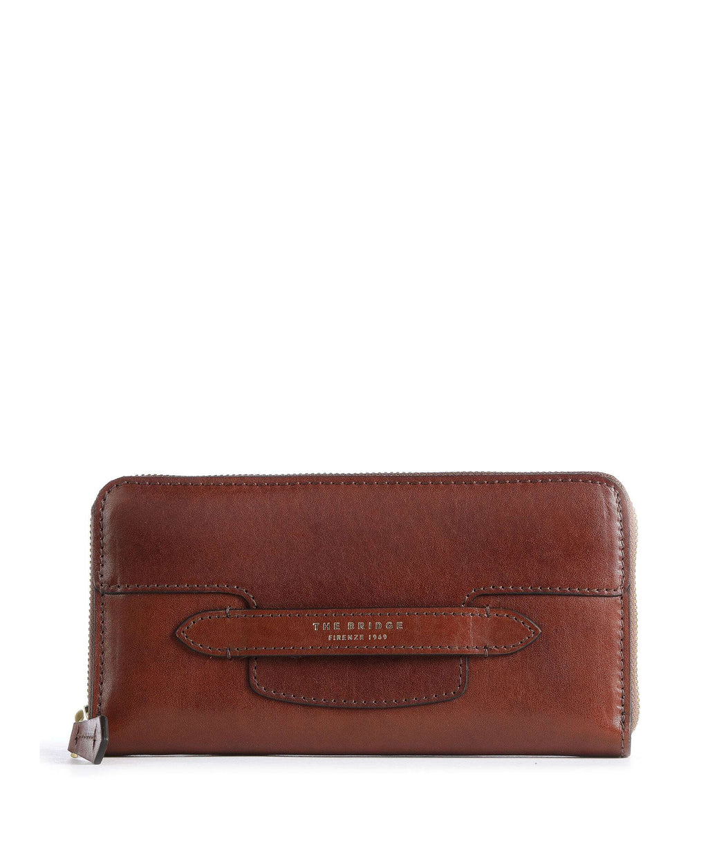 The Bridge Lucrezia Wallet braun