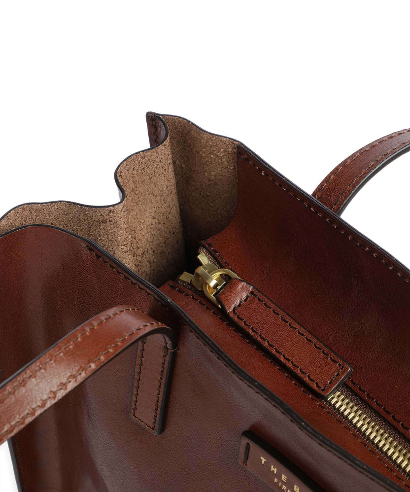 The Bridge Mirra Tote bag marrone