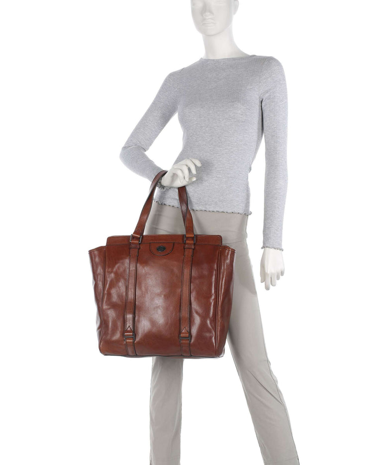 The Bridge Fabio Tote bag marrone