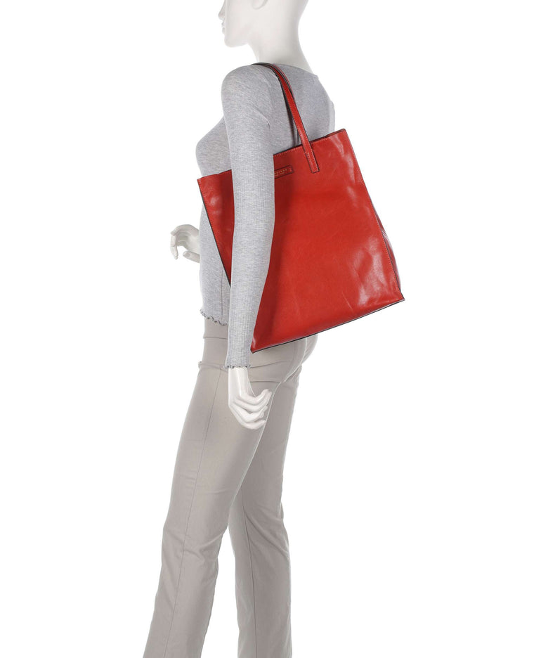 The Bridge Mirra Tote bag burnt orange