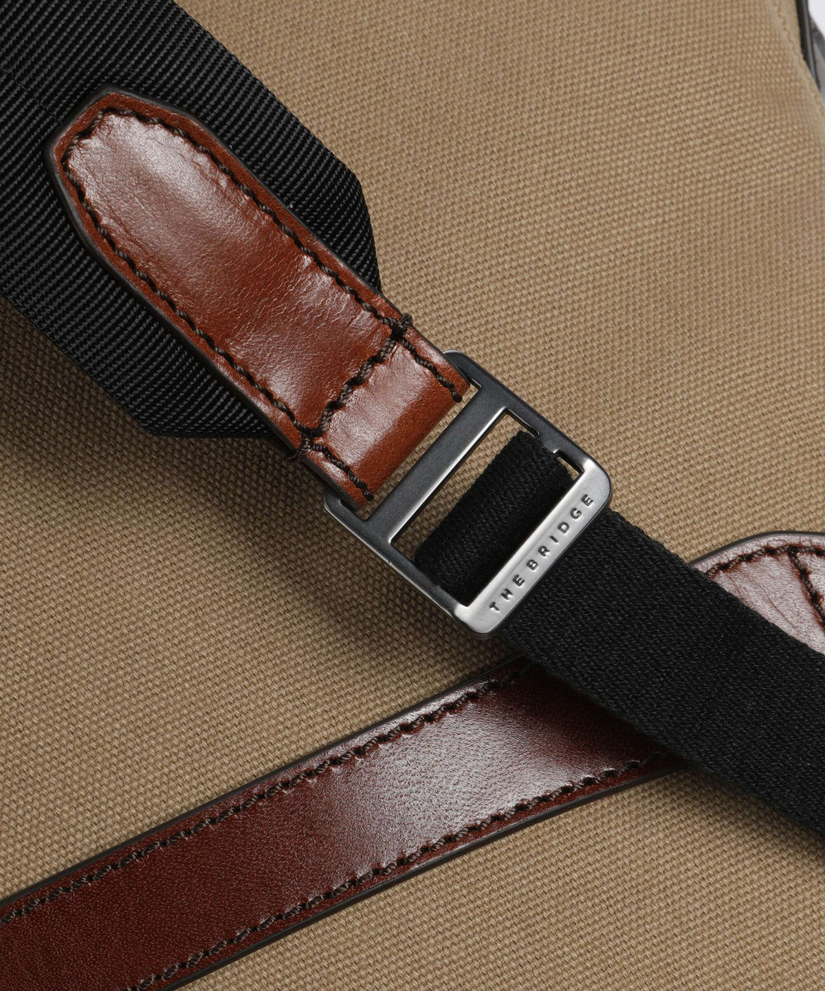 The Bridge Guido Rolltop backpack natural