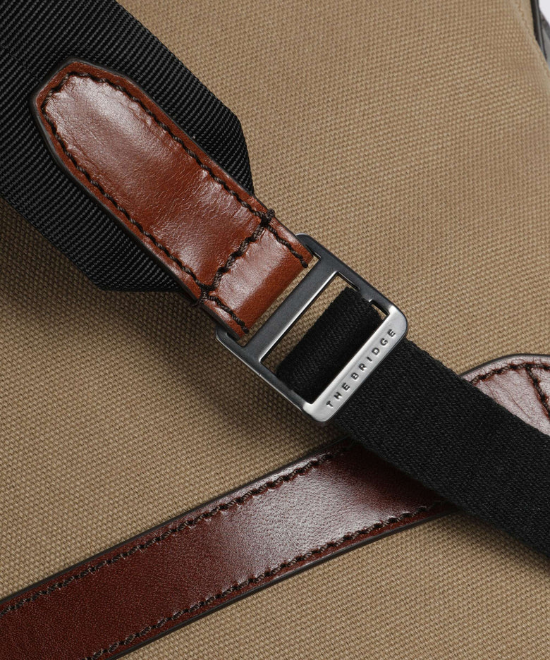 The Bridge Guido Rolltop backpack natural