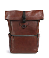 The Bridge Iacopo Rolltop Backpack marrone/rut scamosciato opaco