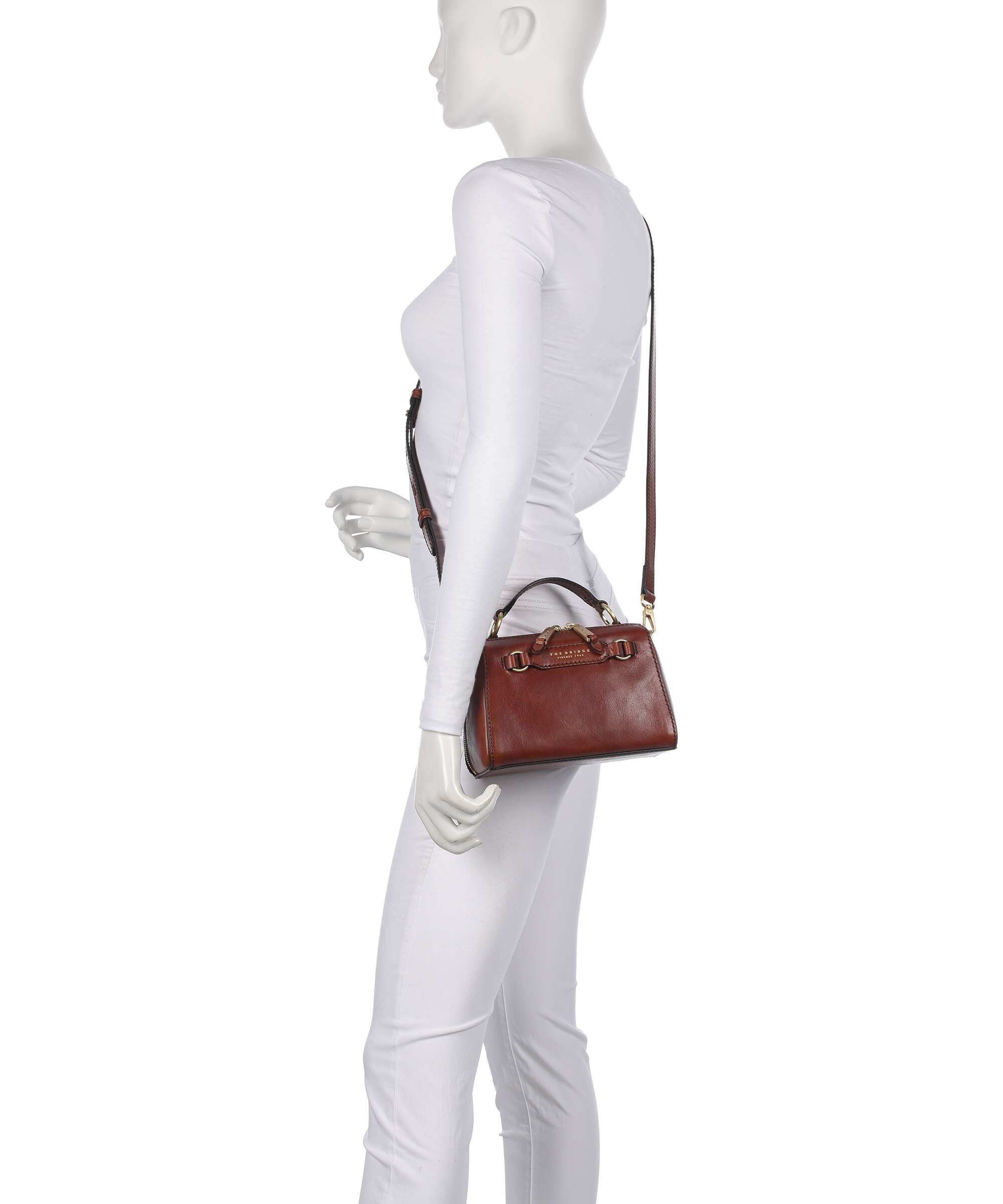 The Bridge Laura Handbag marrone