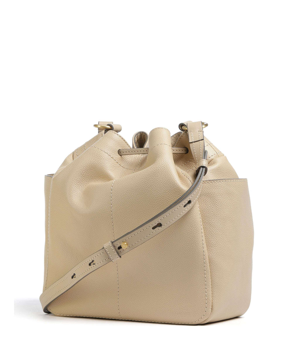 The Bridge Letizia Soft Bucket bag butter