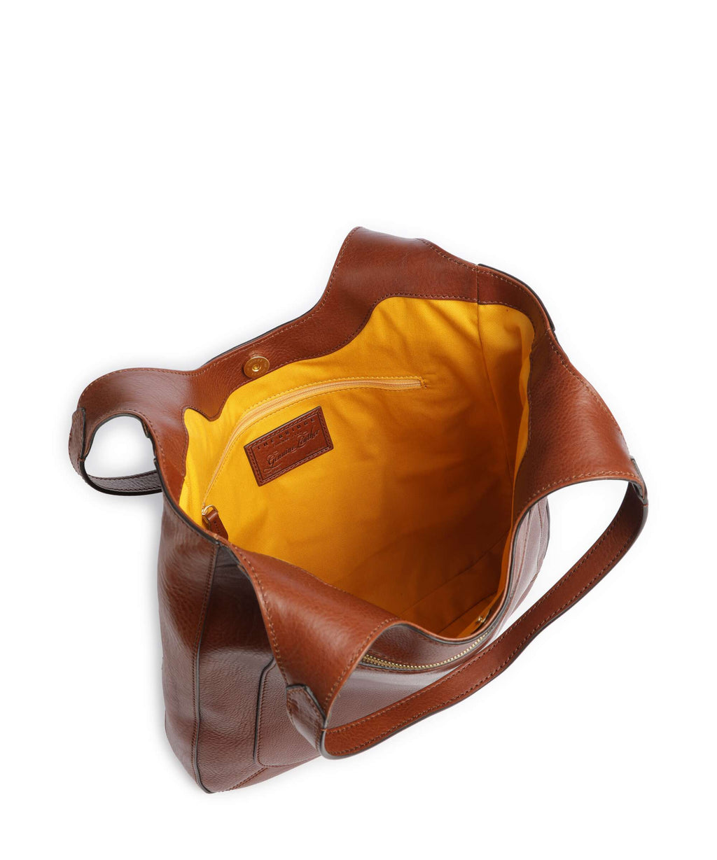 The Bridge Luce Soft Hobo bag marrone