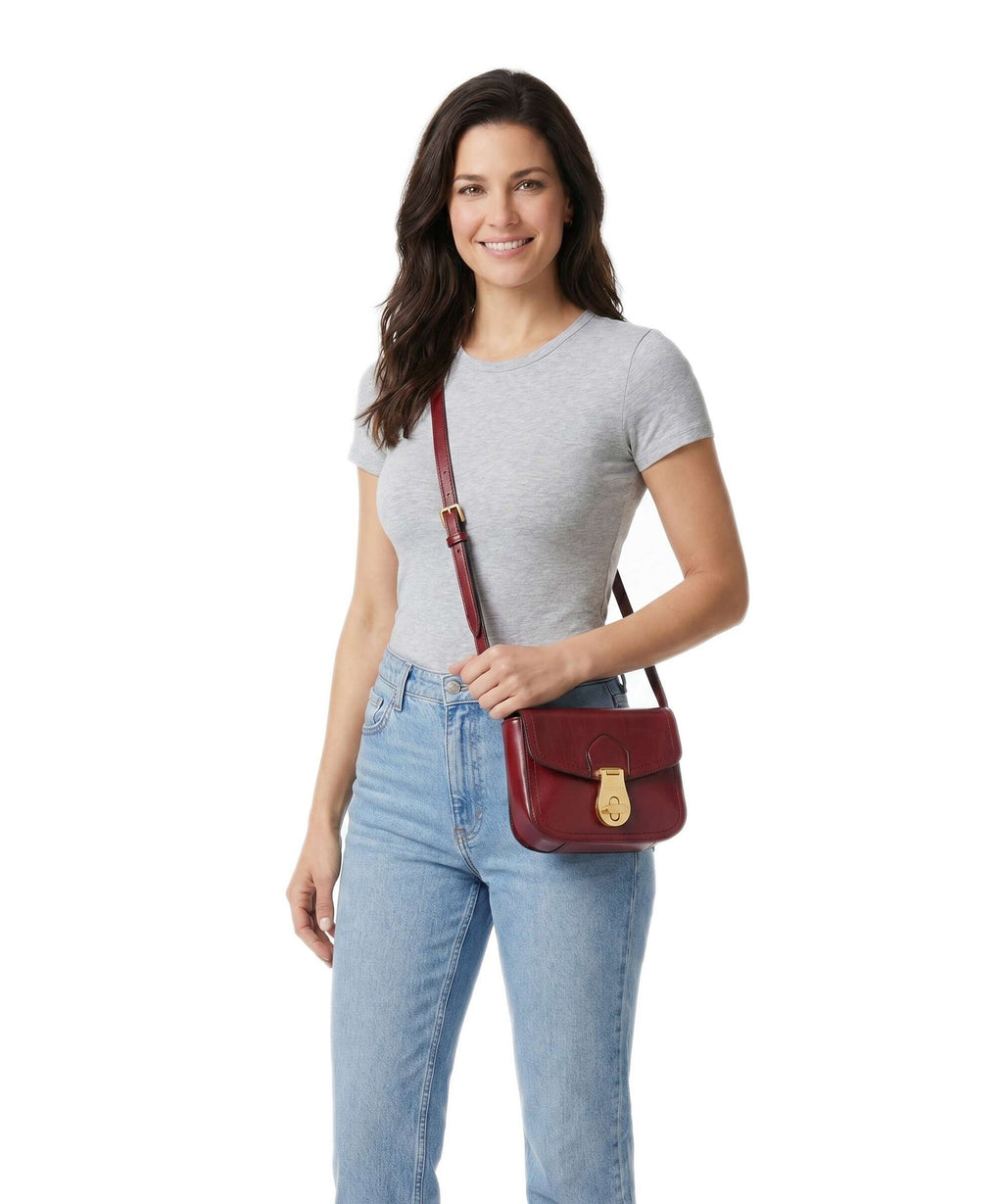 The Bridge Mia Crossbody bag barolo