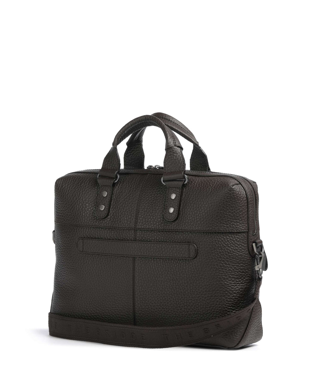 The Bridge Manfredi Briefcase moka