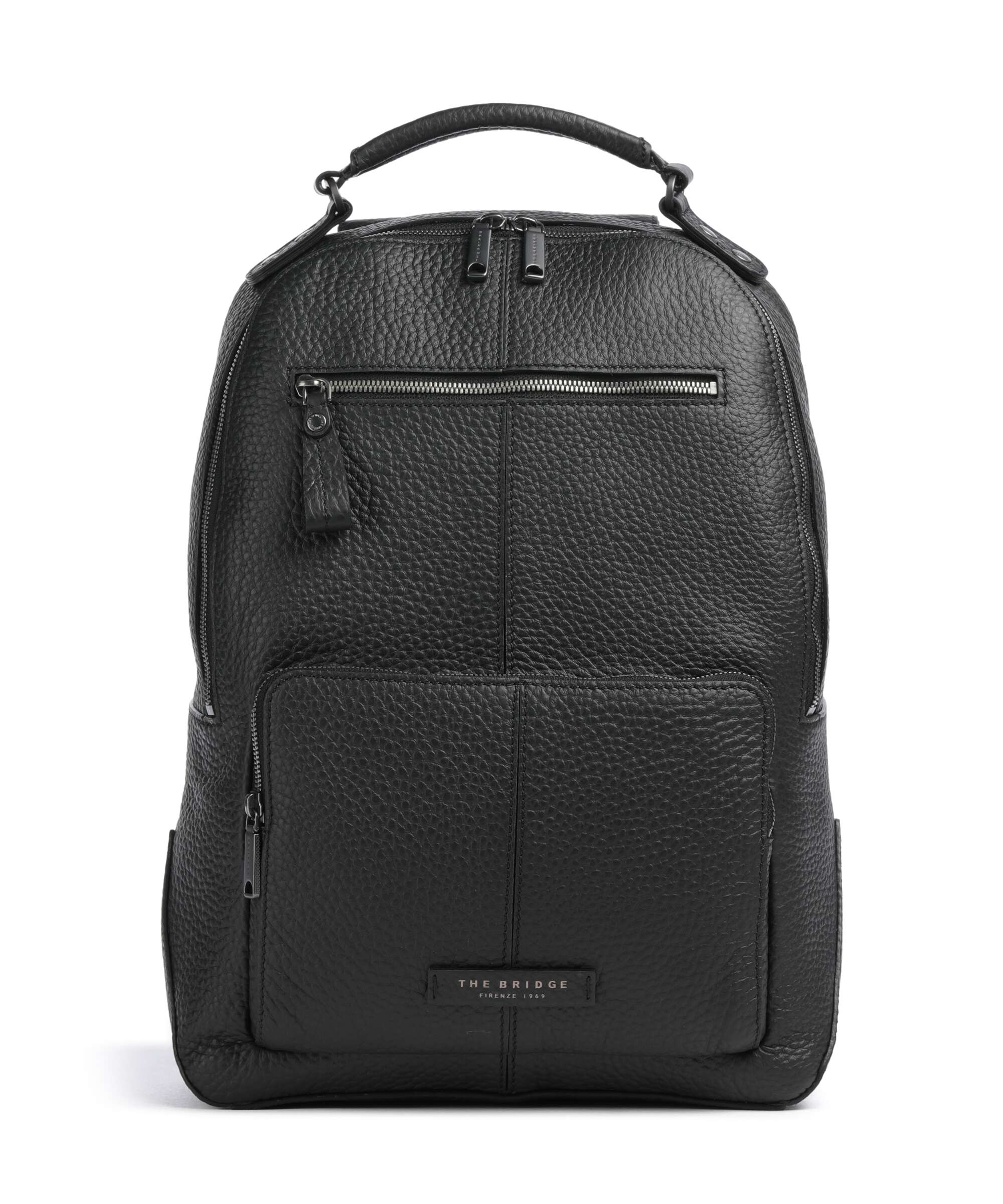 The Bridge Manfredi Backpack nero