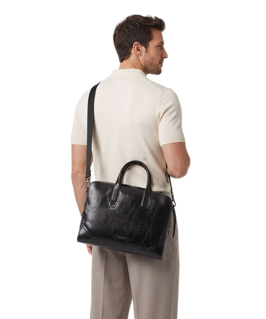 The Bridge Matteo Briefcase nero