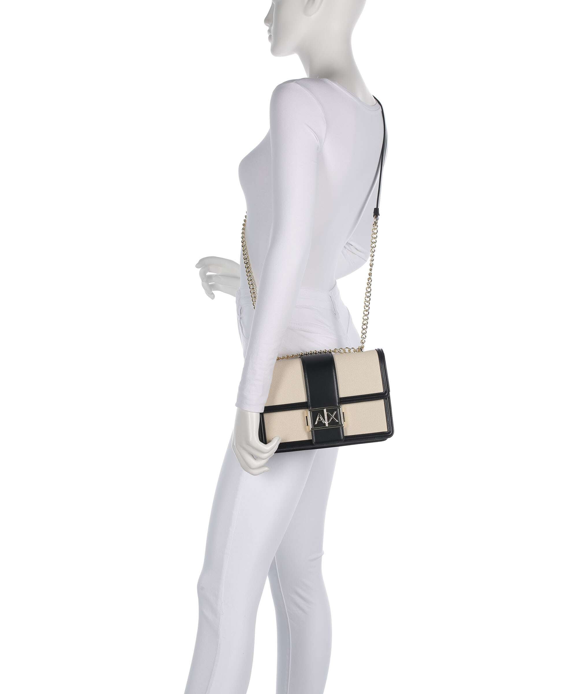 Armani Exchange Wonder M Shoulder bag natural/black