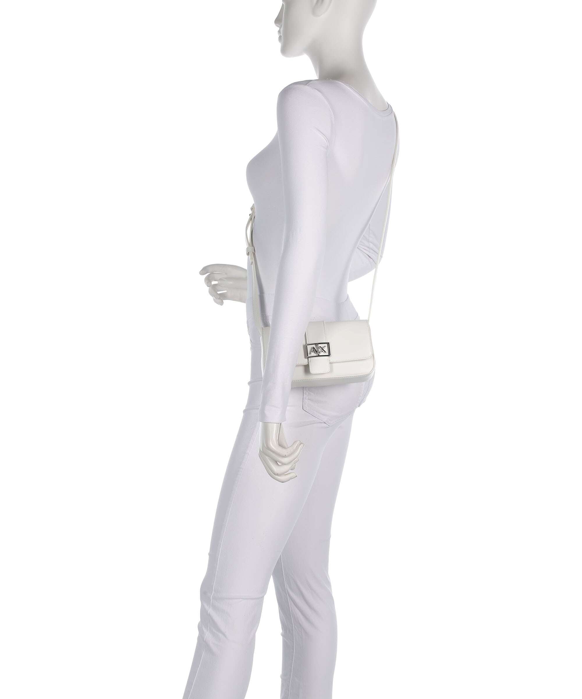 Armani Exchange Wonder Mini Crossbody bag off white
