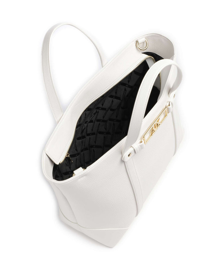 Armani Exchange Polly Handbag off white