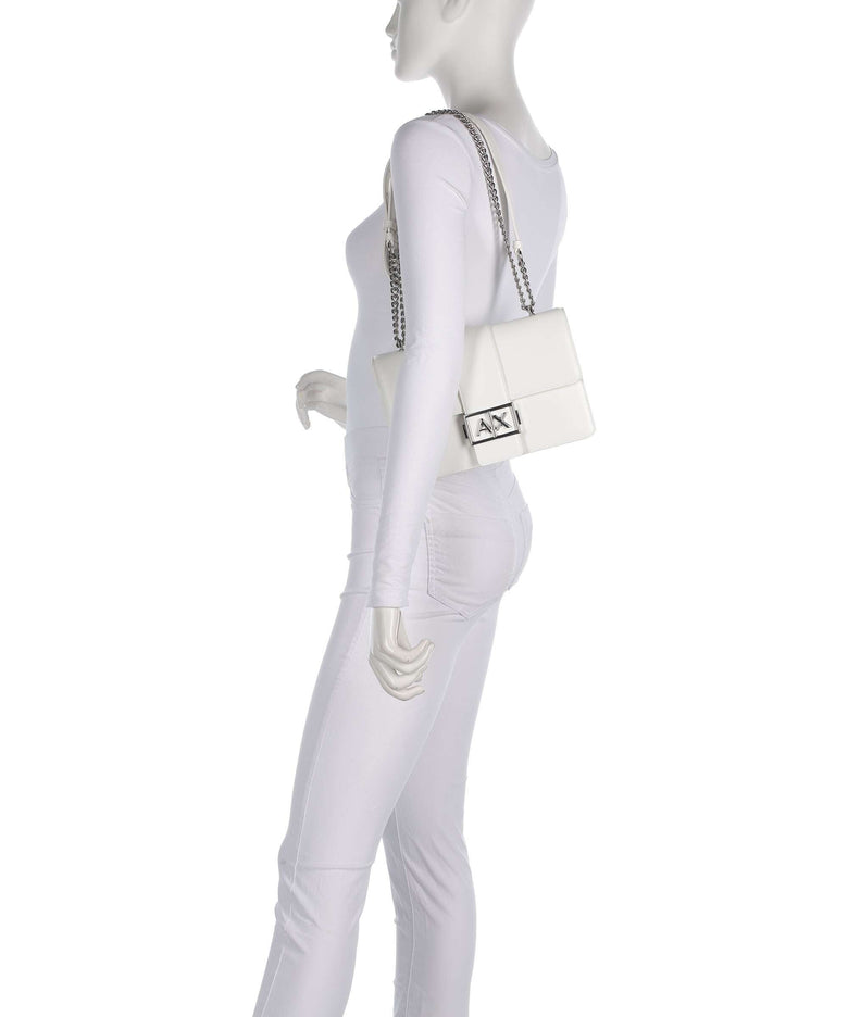 Armani Exchange Jodie M Shoulder bag off white