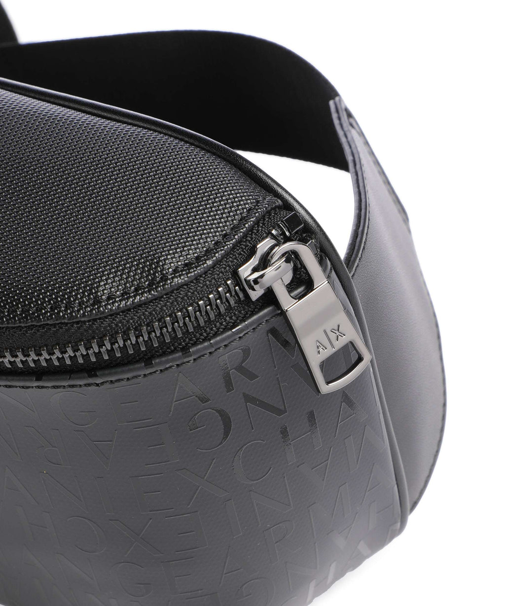 Armani Exchange Dylan Belt bag black/gunmetal/shiny black