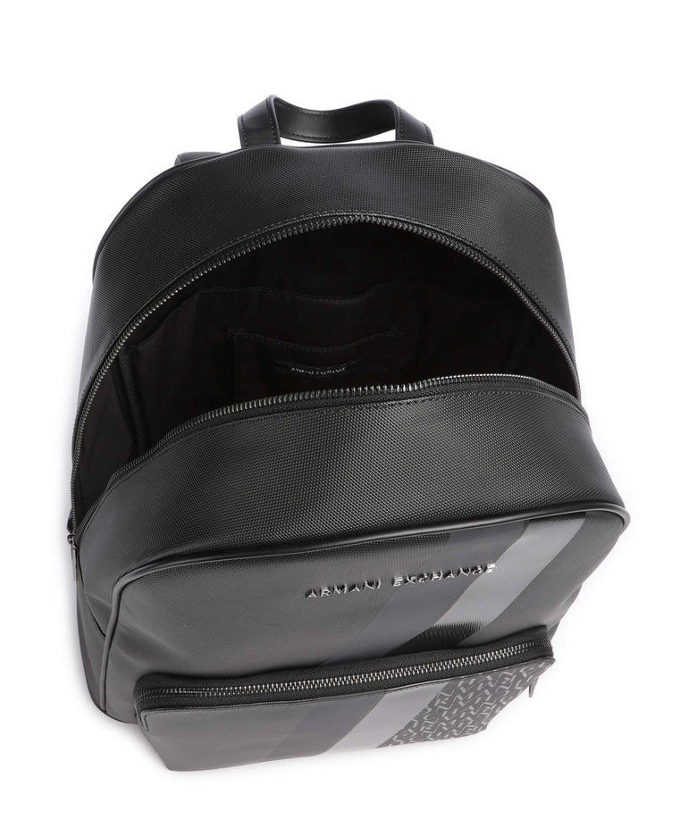 Armani Exchange Dylan Backpack black/gunmetal/shiny black
