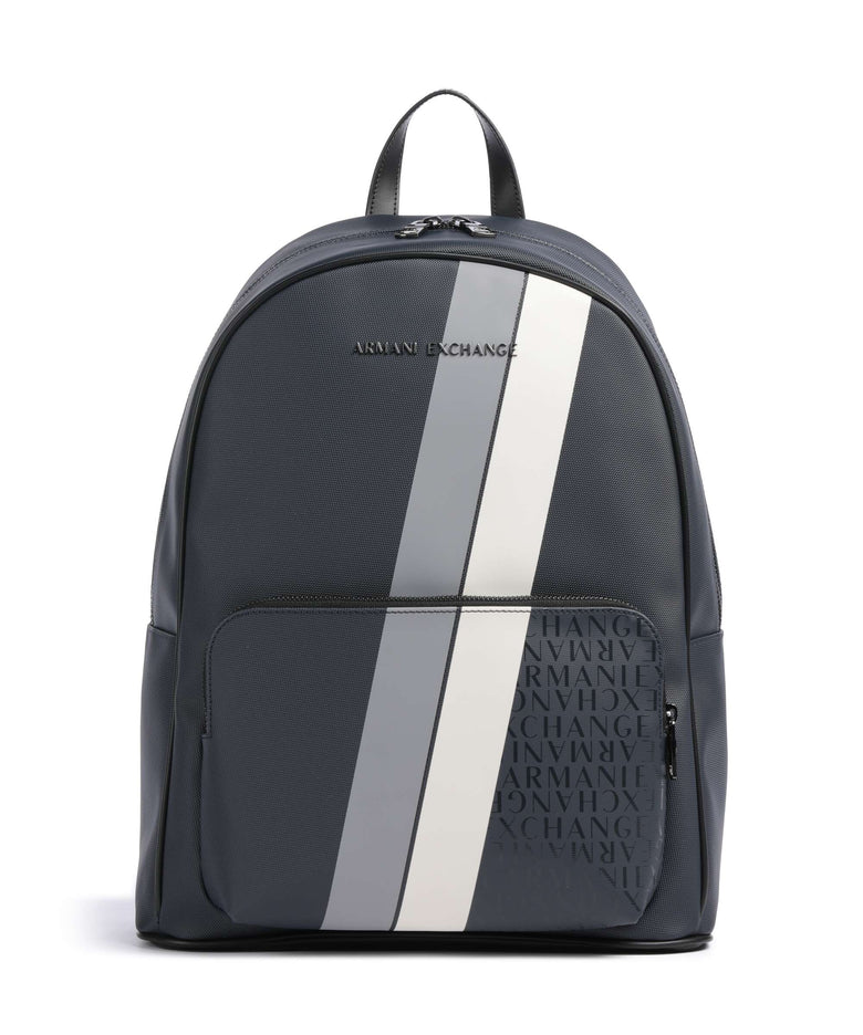 Armani Exchange Dylan Backpack navy/chiseled stone/off white