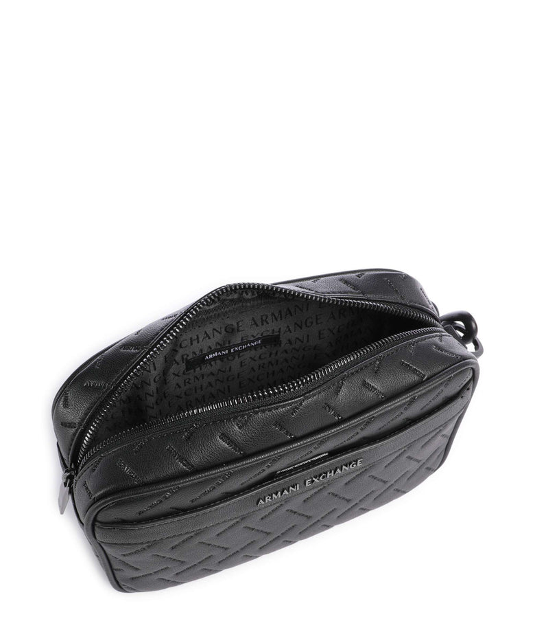 Armani Exchange Ginevra Embossed Toiletry bag black