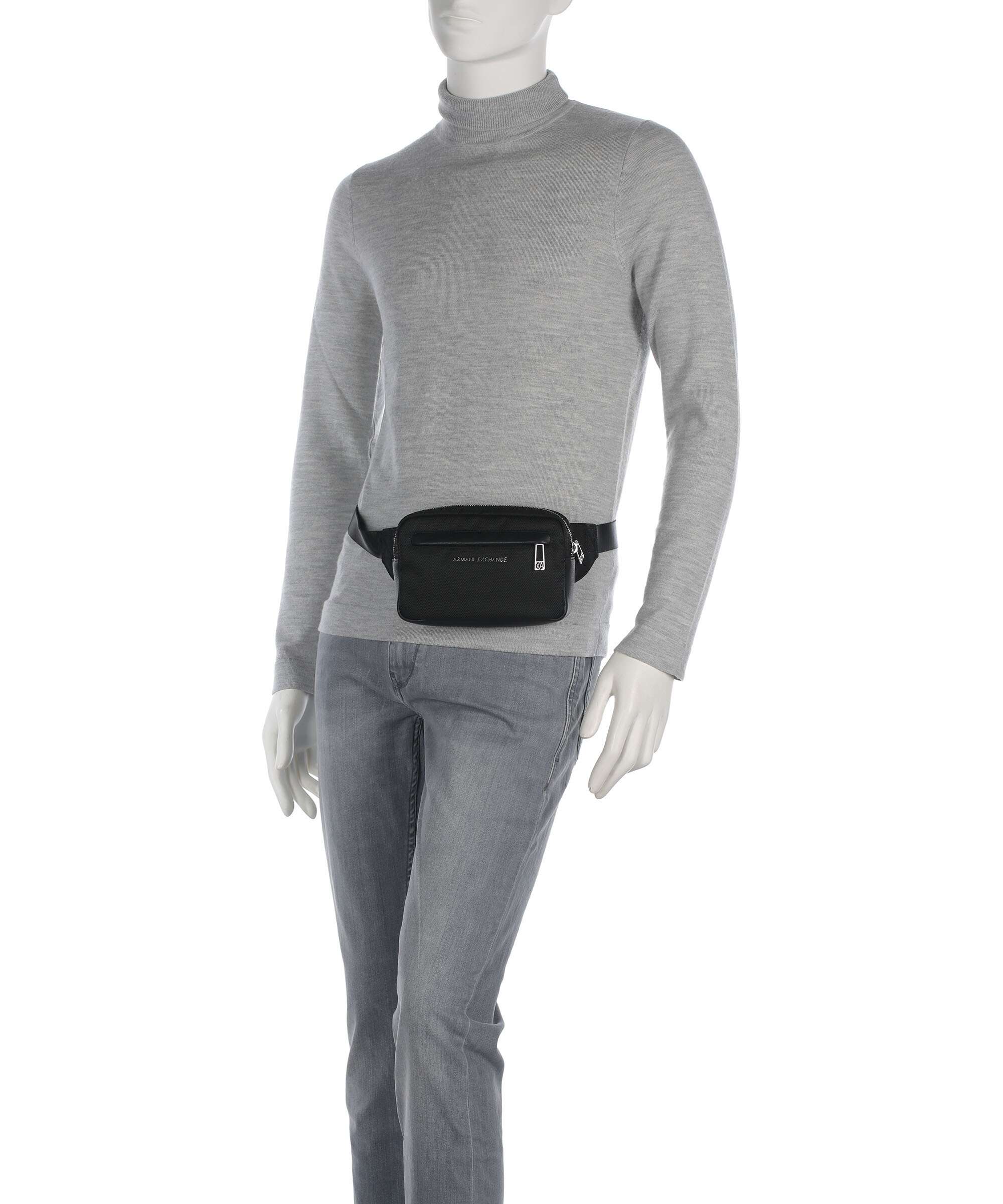 Armani Exchange Singapore Belt bag black