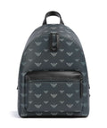 Emporio Armani Special Minorca Backpack blu/eagle all over