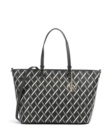 Armani Exchange Gynger Logo M Torba na zakupy black