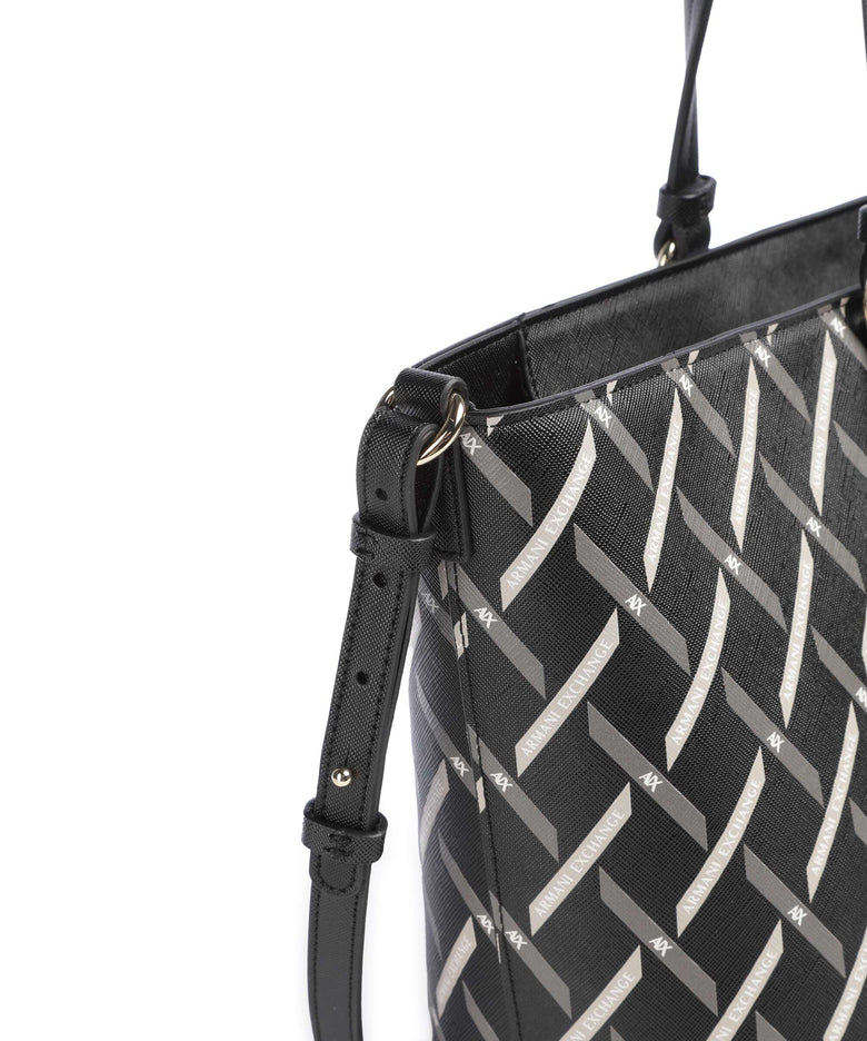 Armani Exchange Gynger Logo M Tote bag black