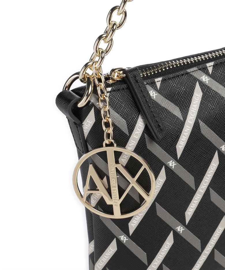 Armani Exchange Gynger Logo Shoulder bag black