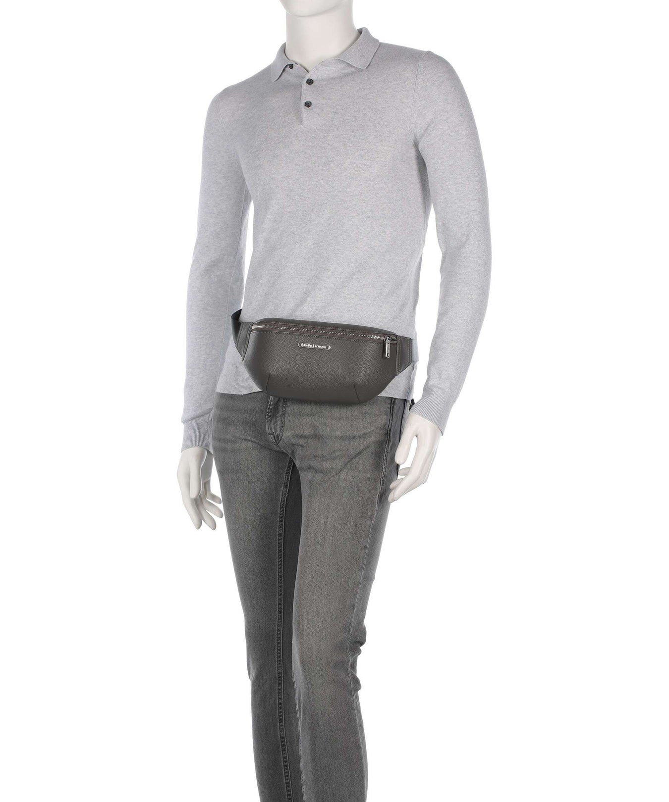 Armani Exchange Okinawa Fanny pack dark gull gray