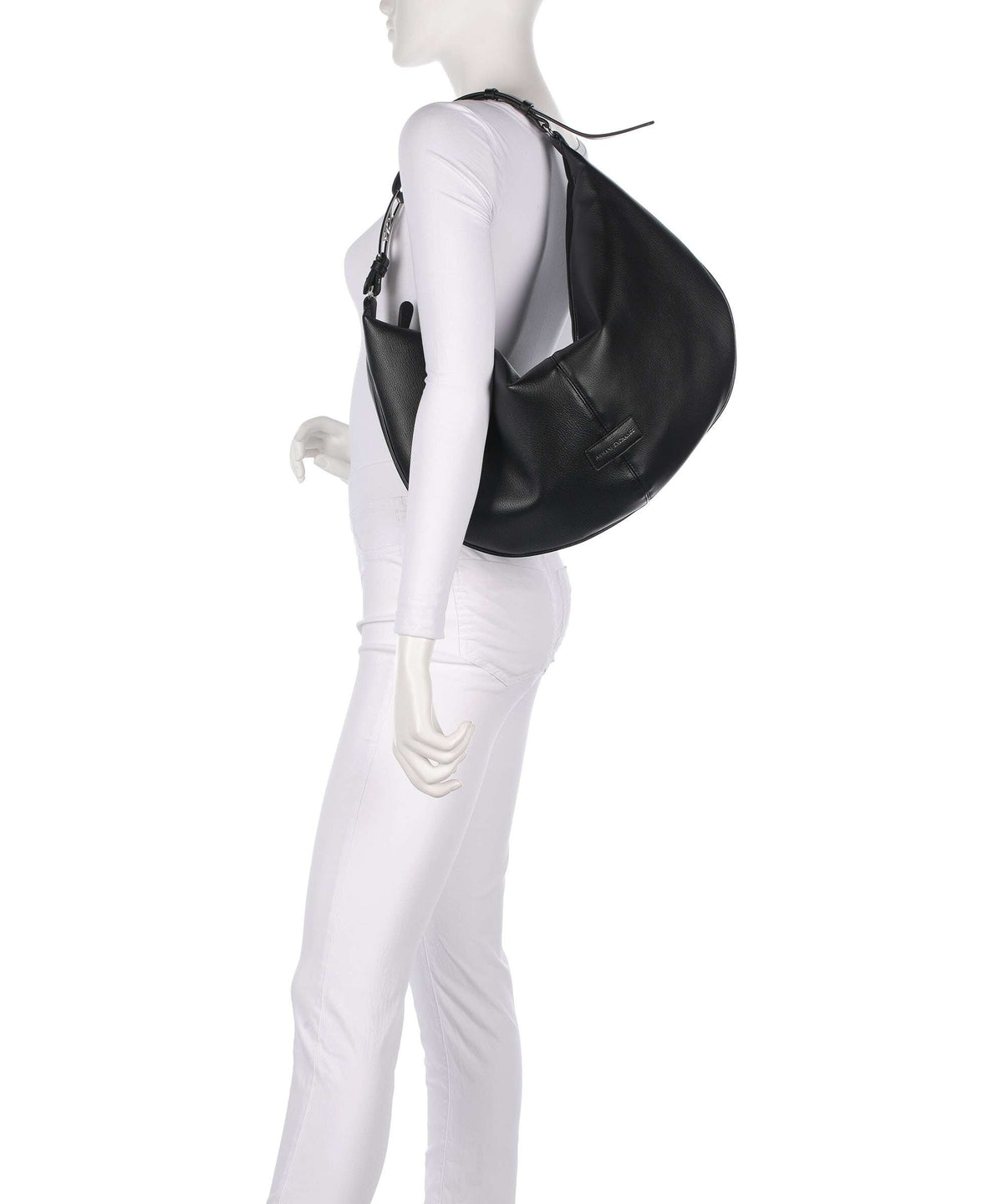 Armani Exchange Polly L Hobo bag black