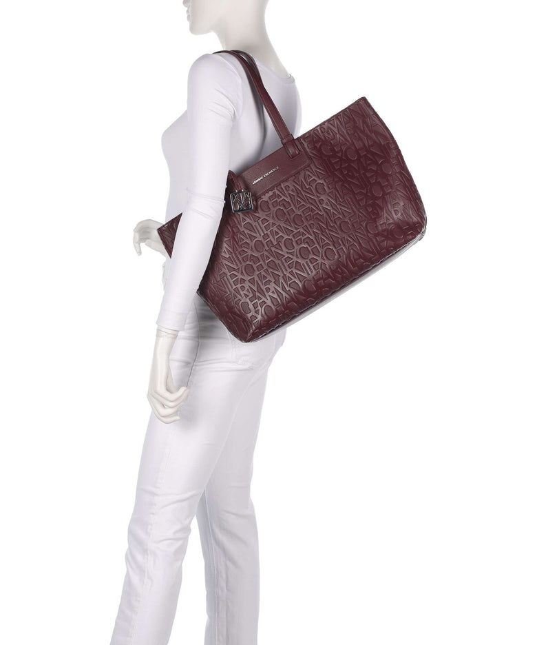 Armani Exchange Liz Monogram L Tote bag groove