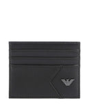 Emporio Armani Premium Nappa Etui na karty kredytowe black beauty
