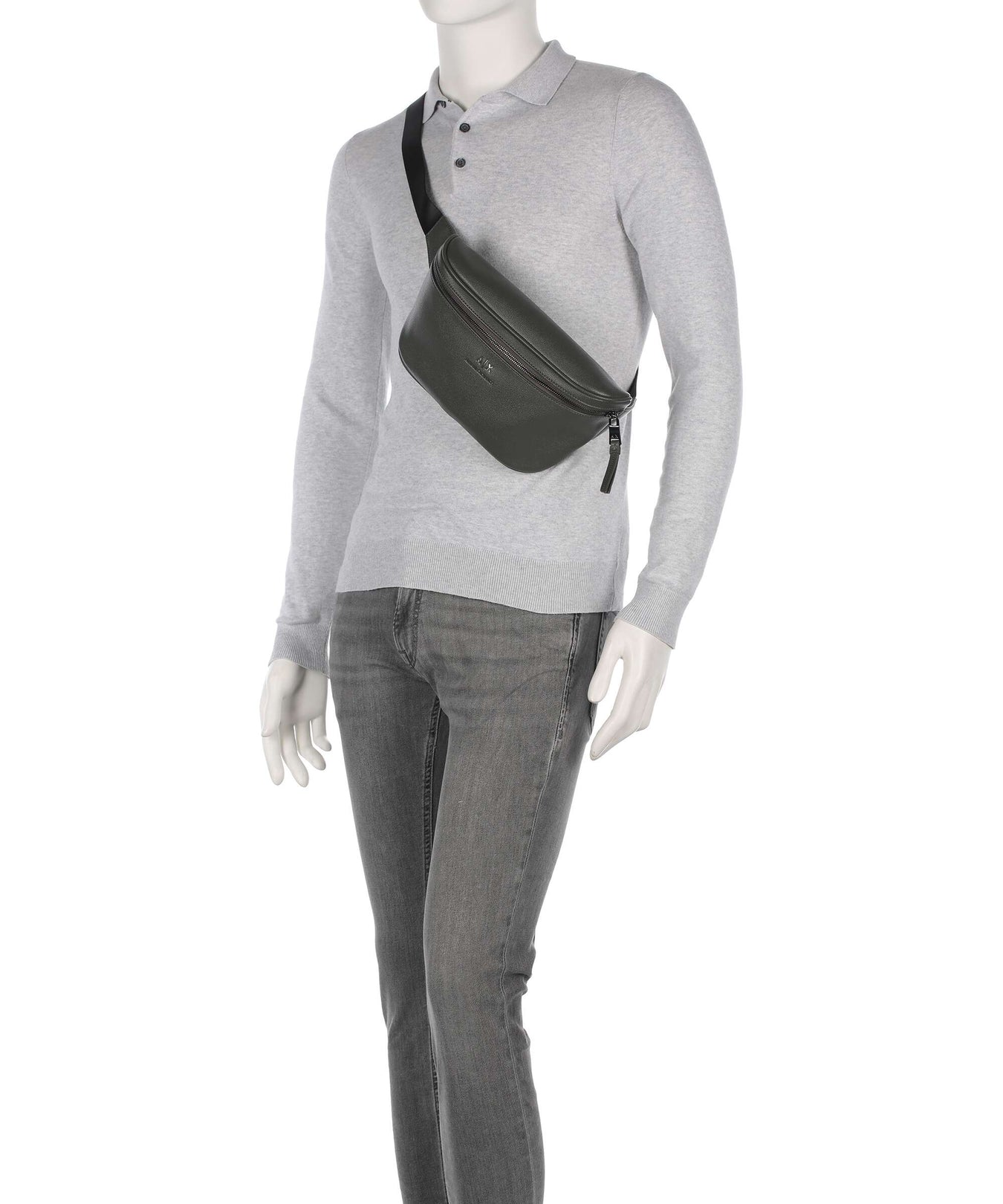 Armani Exchange Dino Fanny pack sage