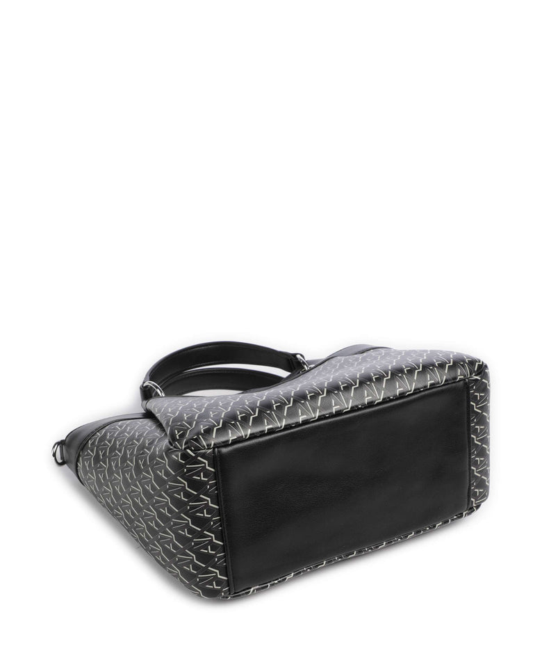 Armani Exchange Wave Monogram M Handbag black