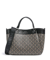Armani Exchange Wave Monogram M Torebka brown bass/black