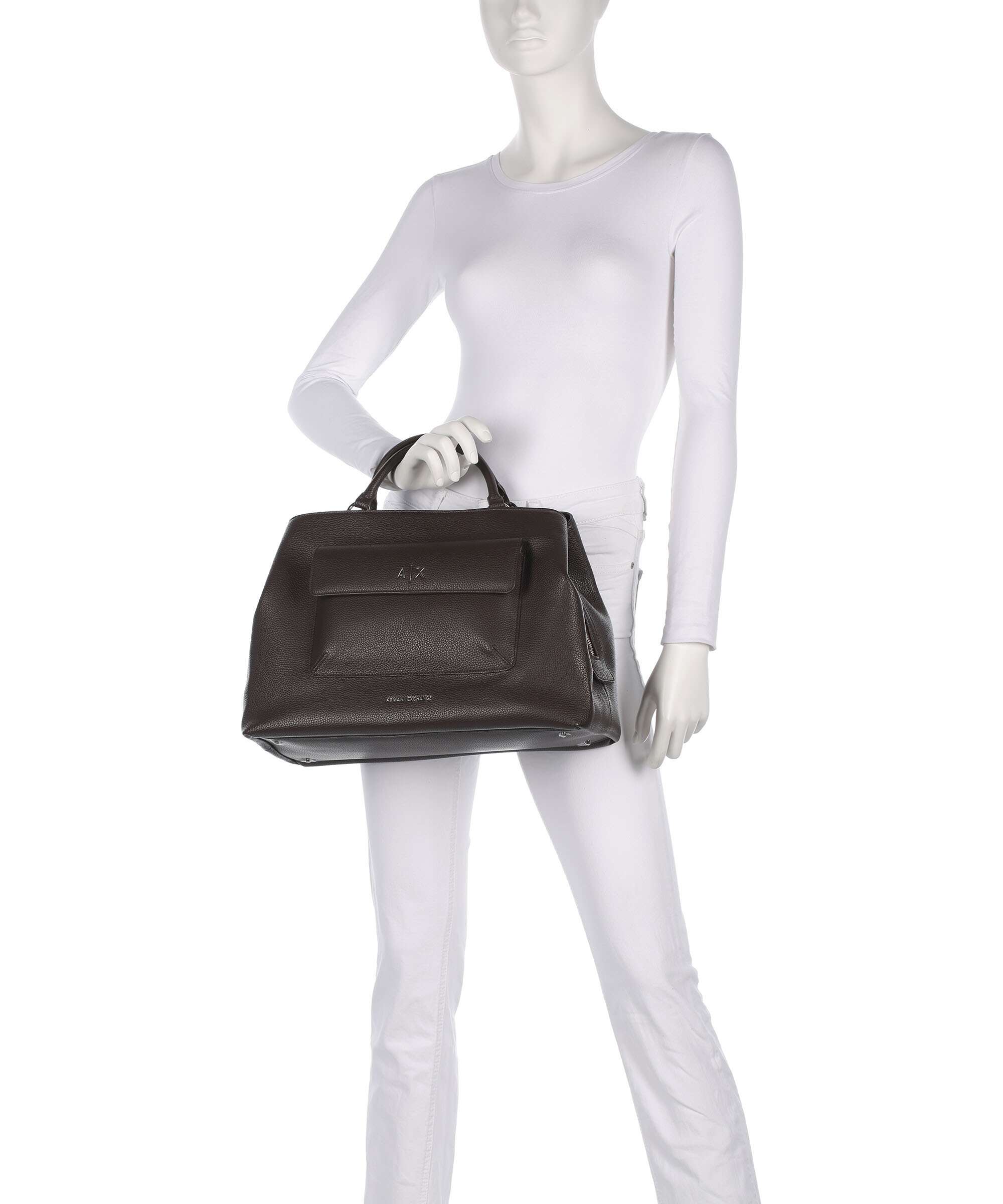 Armani Exchange Nicole L Handbag hot fudge