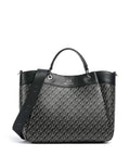 Armani Exchange Wave Monogram L Handbag black
