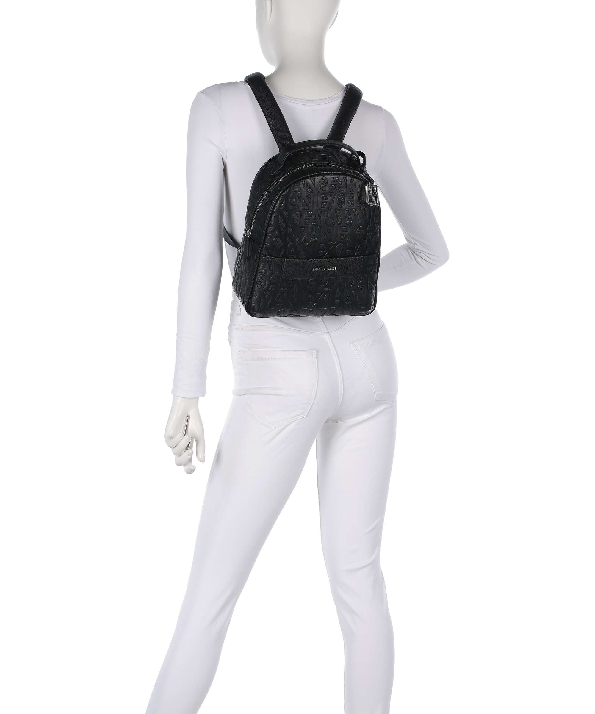Armani Exchange Liz Pebble S Backpack black