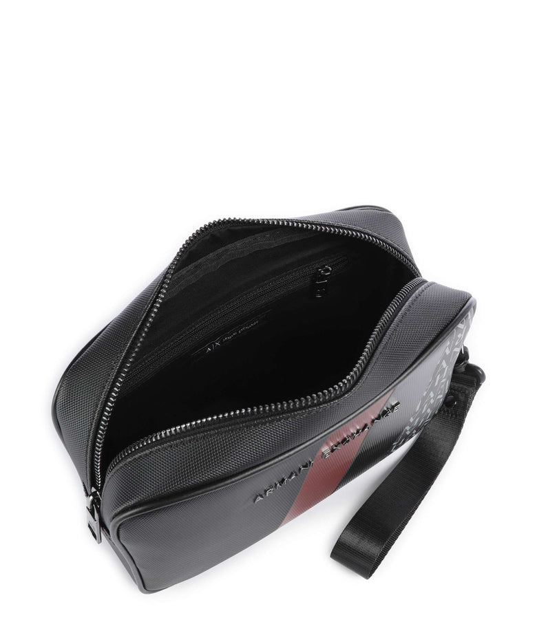 Armani Exchange Dylan Toiletry bag black/pomegranate/black shiny