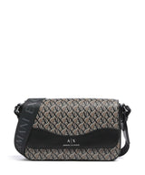 Armani Exchange Wave Monogram Torba przez ramię brown bass/black