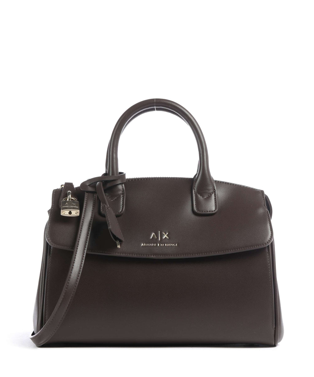 Armani Exchange Jane M Handbag hot fudge