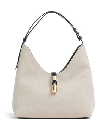 Furla Goccia M Torebka worek naturale/nero