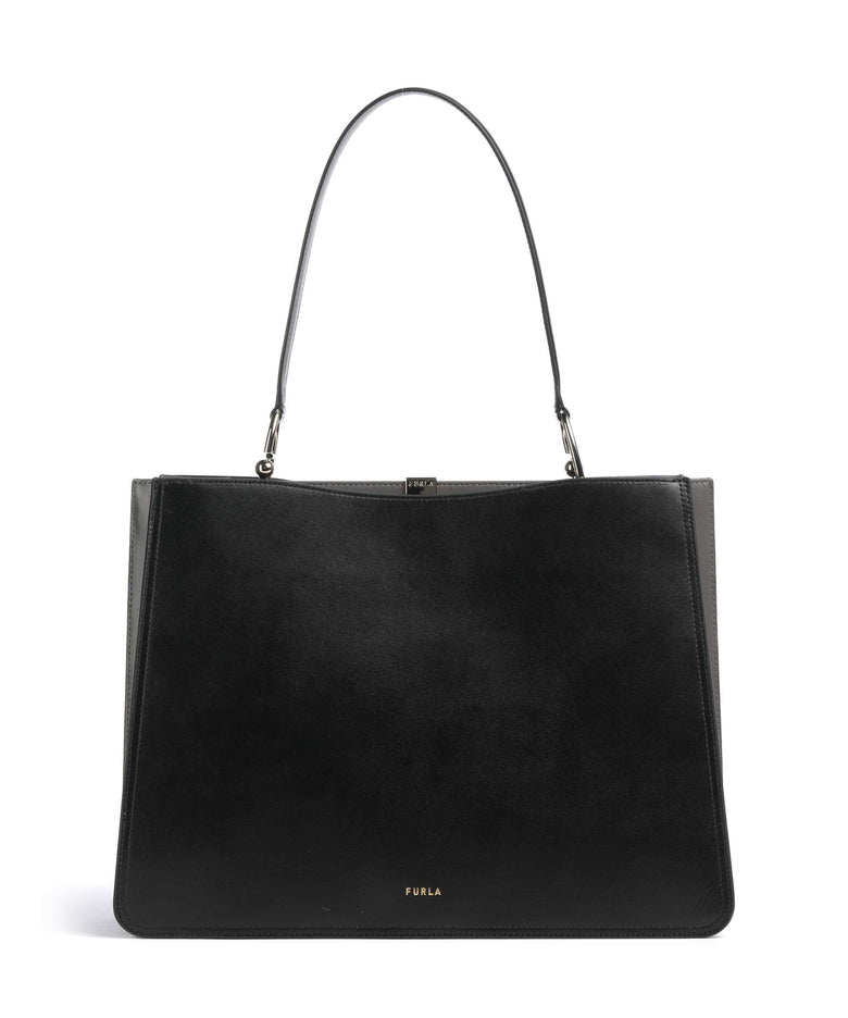 Furla Agata L Tote bag nero/urban gray