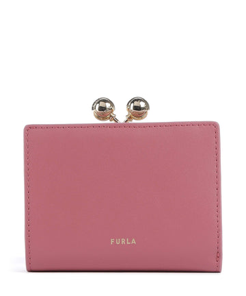 Furla Dots S Compact Wallet Portfel blush pink