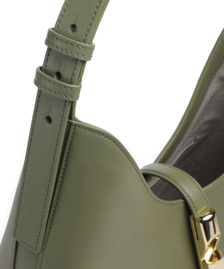 Furla Goccia M Hobo bag avocado