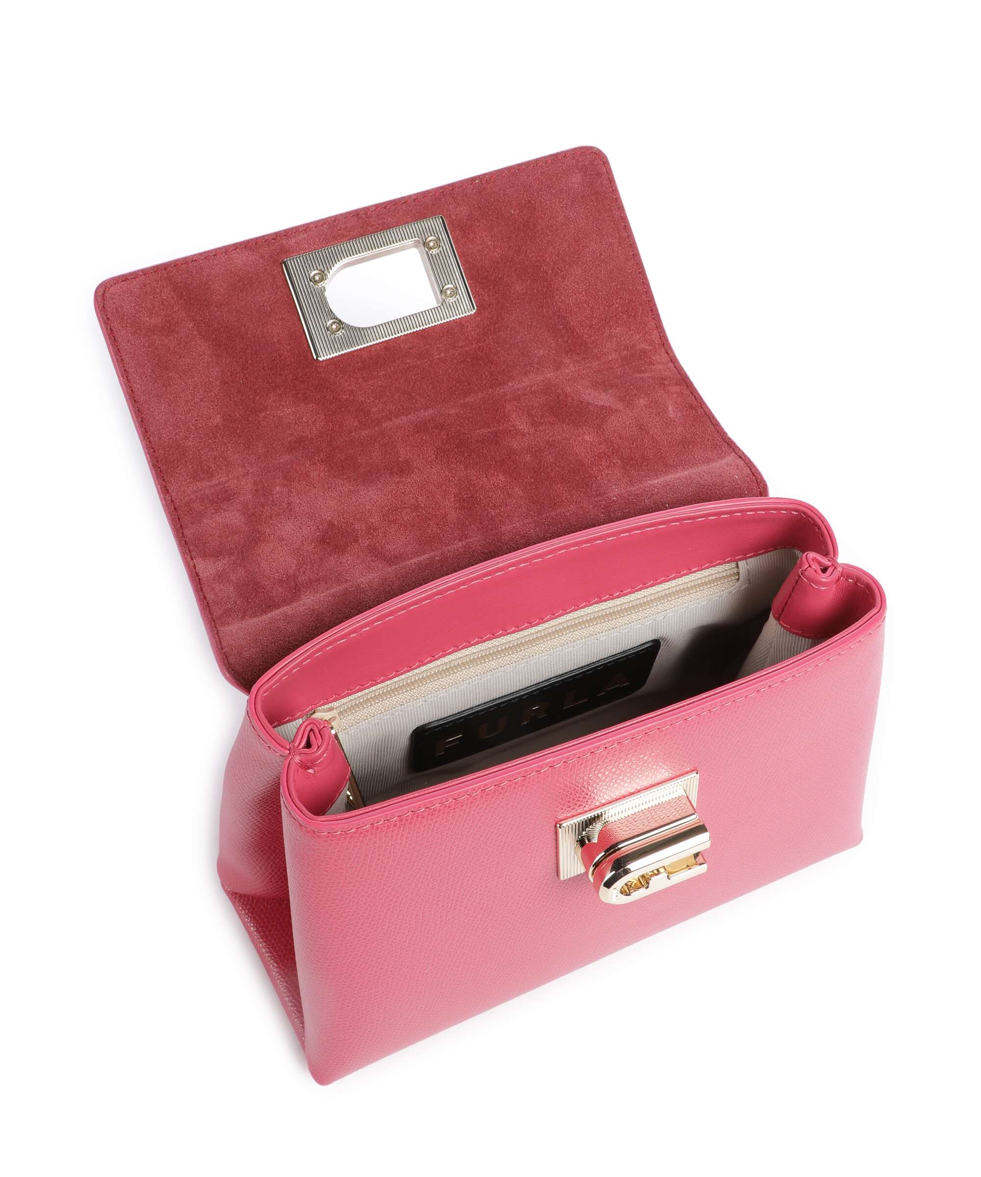 Furla 1927 Mini Handbag velvet pink
