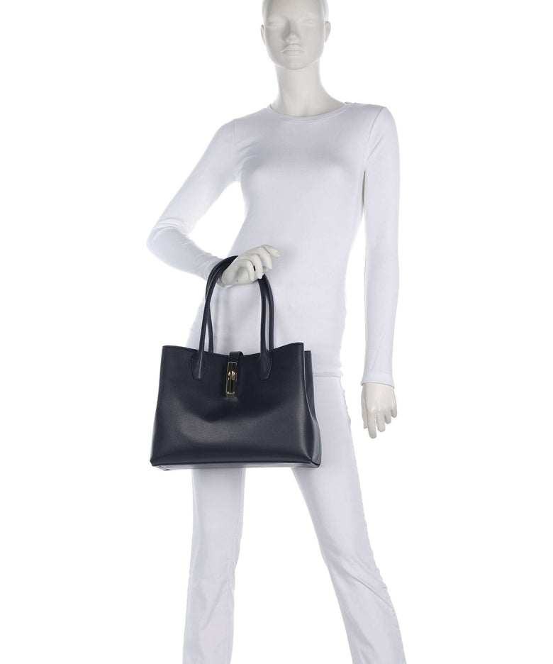 Furla Goccia M Tote bag ink blue