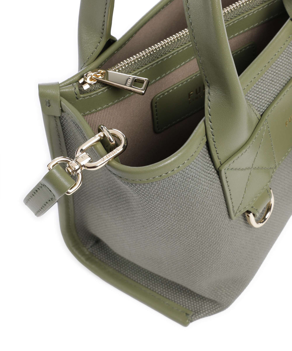 Furla Divide It Mini Handbag avocado