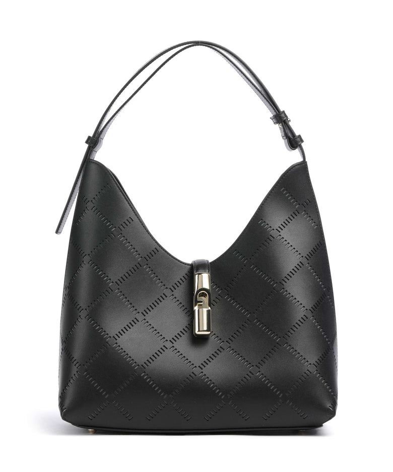 Furla Goccia M Hobo bag nero
