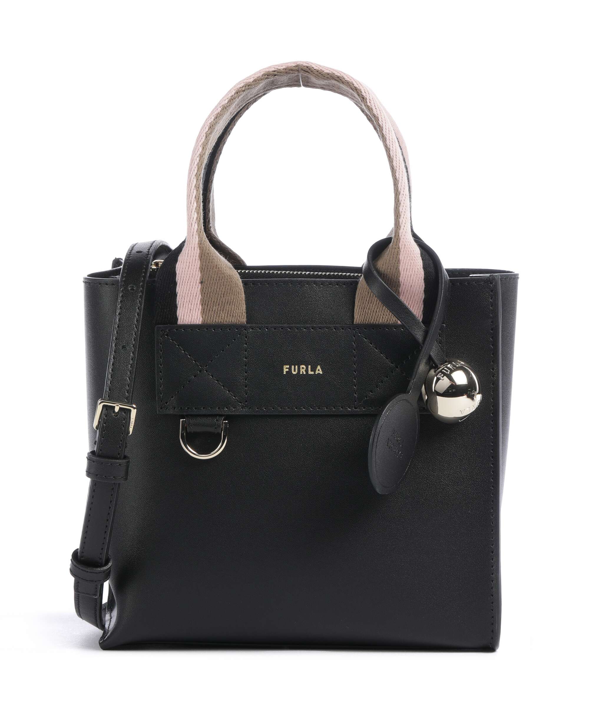 Furla Divide It Mini Handbag toni nero
